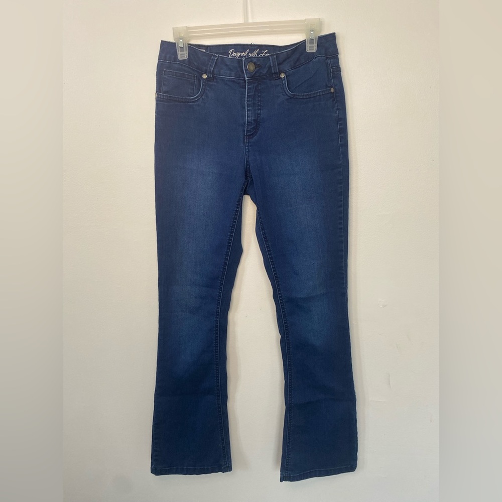 Dark Blue Flare Bottom Jeans - Size 29